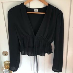 Sunday Best Black S Blouse